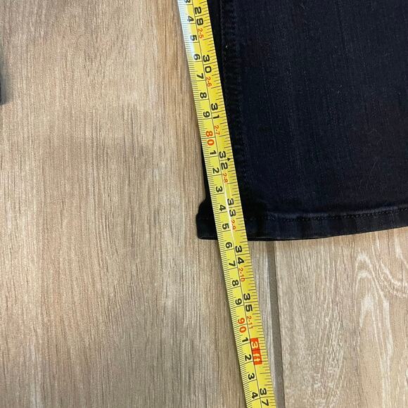 Mother The Runaway Bootcut Jeans Black Not Guilty Size 27 High Rise Stretch - Picture 10 of 11